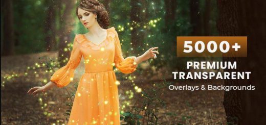 inkydeals 5000+ Premium Transparent Overlays & Backgrounds