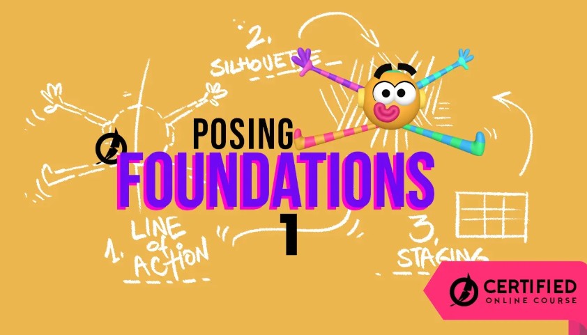 Animawarriors – Posing Foundations 01 – Line of action, Silhouette & Staging