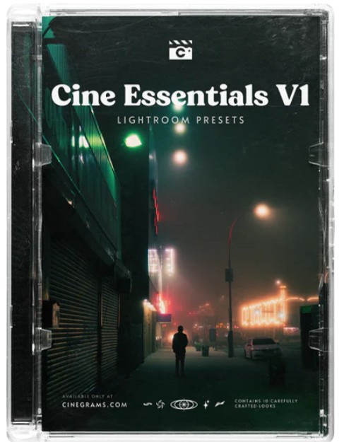 Cinegrams – Cine Essentials V1 Lightroom Presets