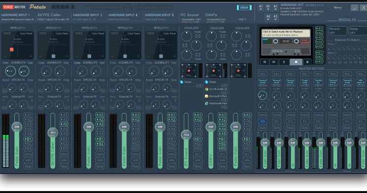 VB Audio Voicemeeter Potato v3.1.1.9