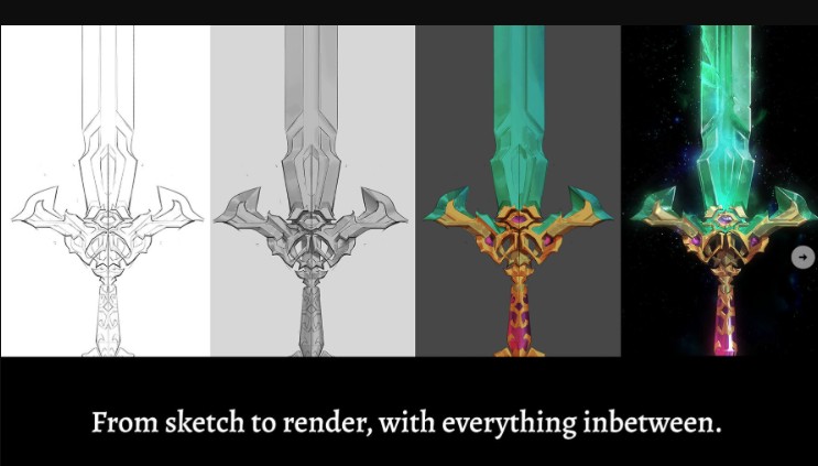 Artstation – Designing Fantasy Weapons – Julio Nicoletti