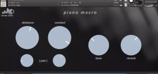 Border Audio Piano Macro KONTAKT
