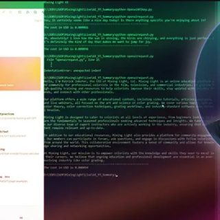 Mixinglight – Connecting DaVinci Resolve and OpenAI – Part 1