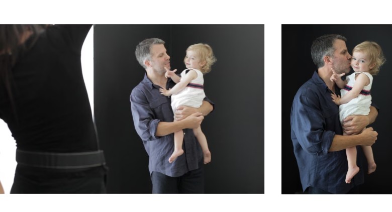 The Portrait System – Father & Daughter (toddler)