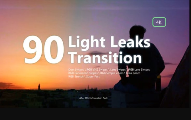 Videohive Transition Pack Light Leaks 48812308