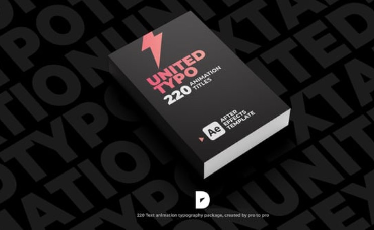 Videohive United Typo 220 Text Animation 42712611