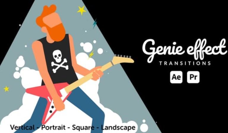 Videohive – Genie Effect Transitions – 56728922