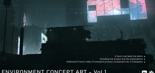 Artstation – Environment Concept Art Vol.1 – Overpainting, photobashing and refining keyarts