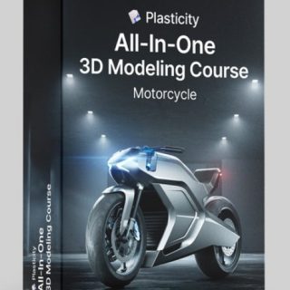 Gumroad – Plasticity – All-In-One Plasticity 3D Modeling Course – Motorcycle