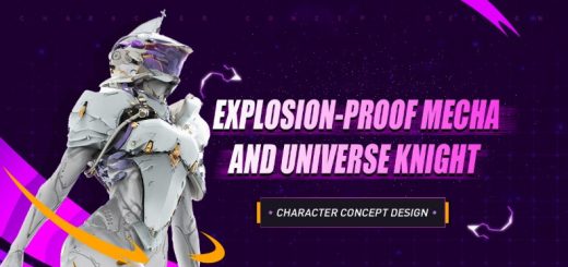 Wingfox – Character Concept Design: Explosion-proof Mecha and Universe Knight