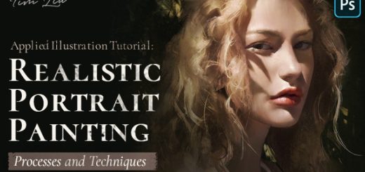 Wingfox –Applied Illustration Tutorial: Realistic Portrait Painting Processes and Techniques
