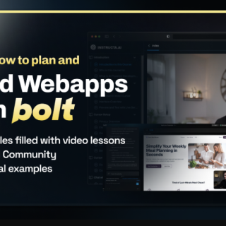 Instructa – Learn to build Web Apps with Bolt.new and AI
